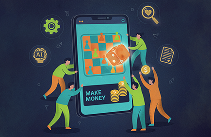 An inclusive app that lets users play digital board game, roll virtual dice, and make money