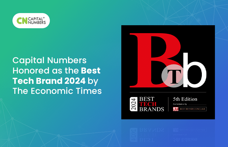 Capital Numbers Named Best Tech Brand 2024