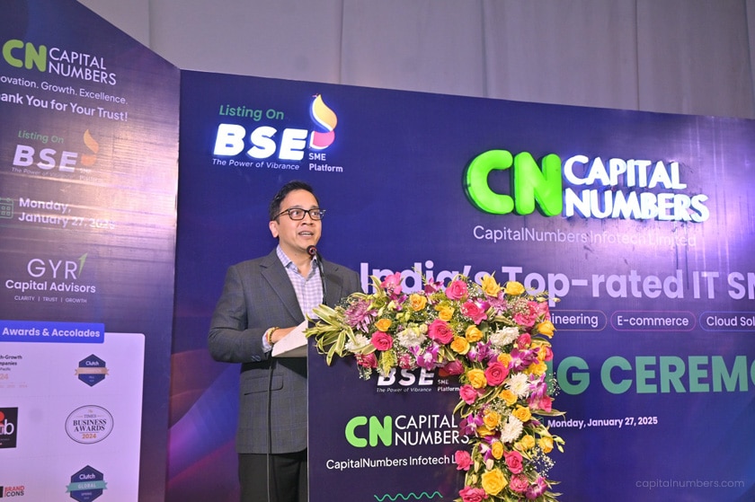 Mukul Gupta Delivering Speech