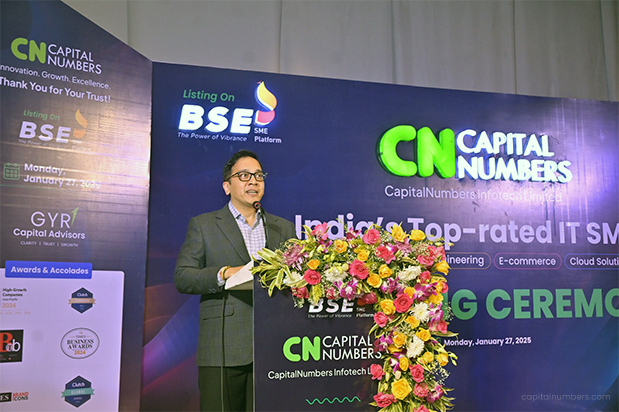 Mukul Gupta Delivering Speech